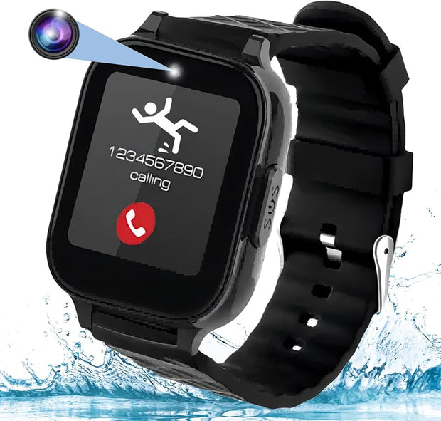 SmartLuxe Senior Health Negro - Reloj Inteligente SmartLuxe