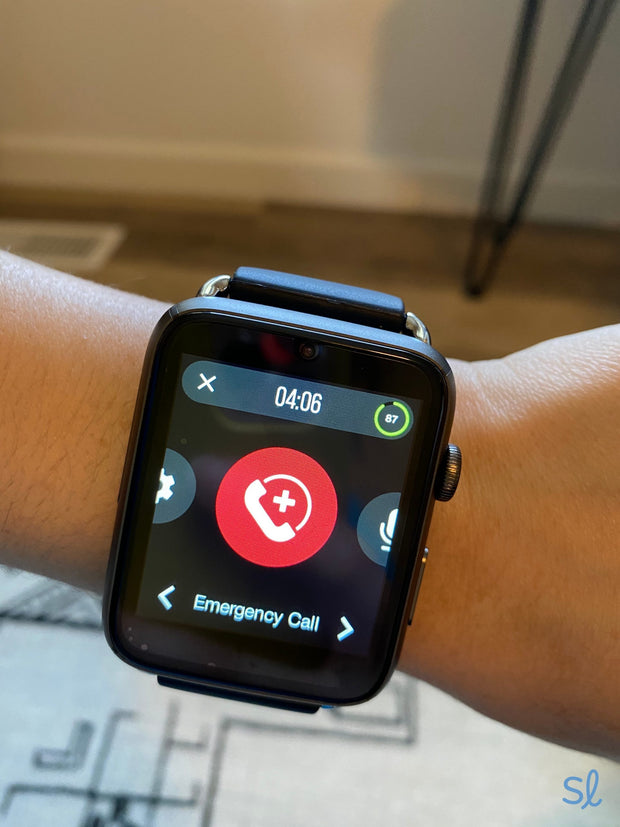 SmartLuxe Senior Simple Negro - Reloj Inteligente SmartLuxe