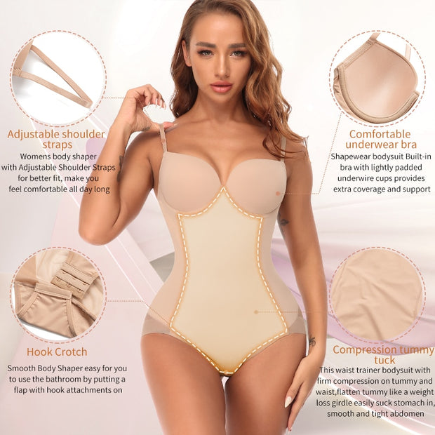 Ropa interior moldeadora de cuerpo para mujer.