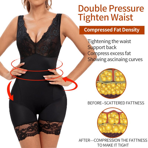 Fajas Colombianas moldeadoras de cuerpo, Body sin costuras