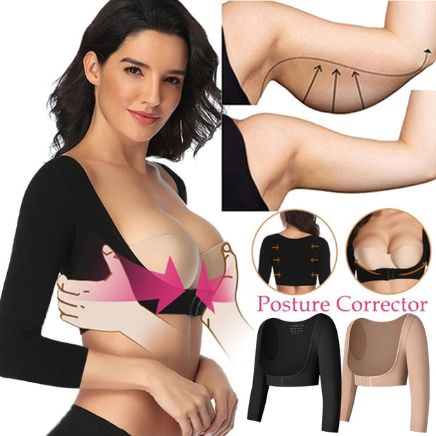 Faja para la parte superior del brazo y mangas de compresión